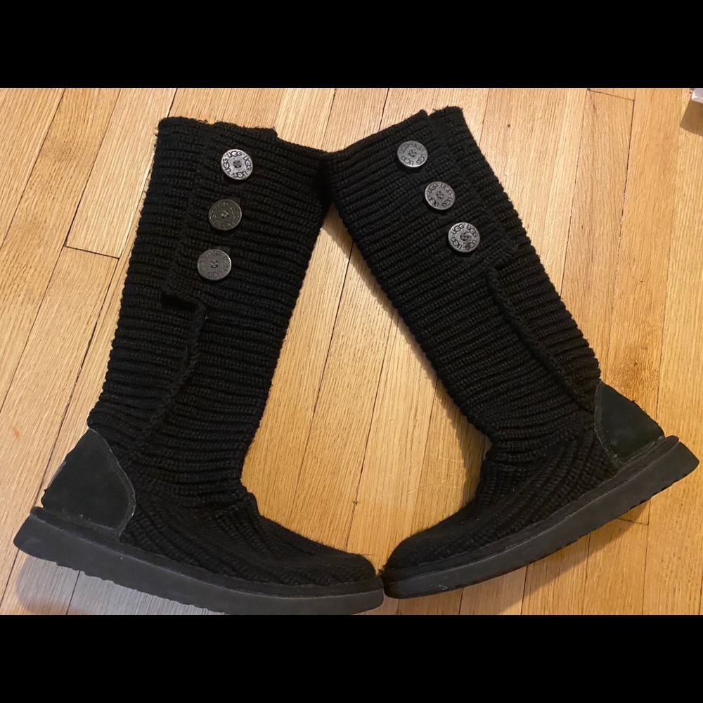 UGG Cardy Sweater Tall/Short Boots Size 7